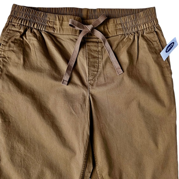 Old Navy Casual Elastic Waist Pants with Ajustable Drawcord Side Pockets Tapered - Picture 3 of 10